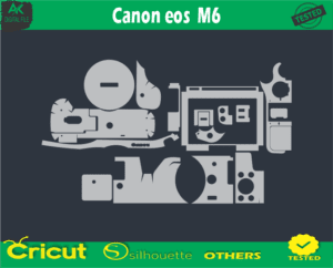 Canon eos M6 Skin Vector Template