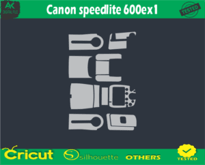 Canon speedlite 600ex1 Skin Vector Template