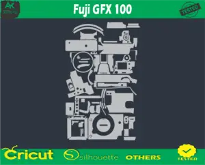 Fuji GFX 100 Skin Vector Template