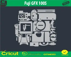 Fuji GFX 100S Skin Vector Template