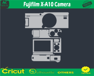 Fujifilm X-A10 Camera Skin Vector Template
