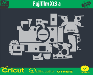 Fujifilm XT3 a Skin Vector Template