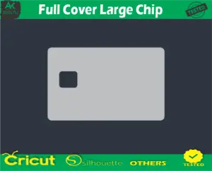 Full Cover Large Chip Skin Vector Template