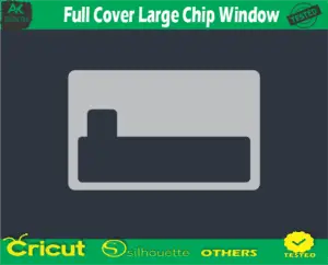 Full Cover Large Chip Window Skin Vector Template