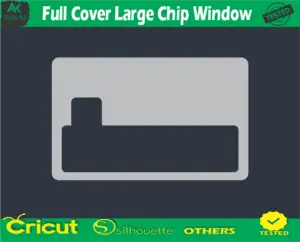 Full Cover Large Chip Window Skin Vector Template