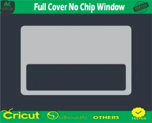 Full Cover No Chip Window Skin Vector Template