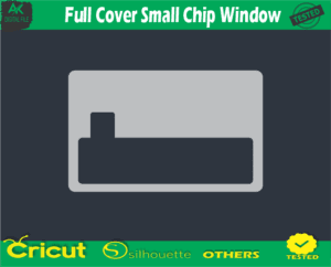 Full Cover Small Chip Window Skin Vector Template