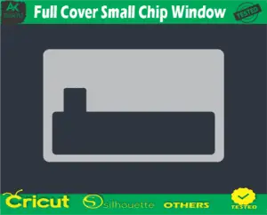 Full Cover Small Chip Window Skin Vector Template