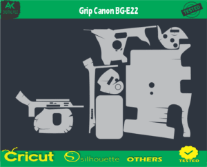 Grip Canon BG-E22 Skin Vector Template