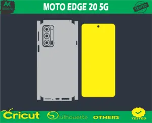 MOTO EDGE 20 5G Skin Vector Template