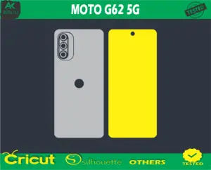 MOTO G62 5G Skin Vector Template