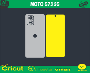 MOTO G73 5G Skin Vector Template