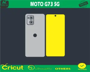 MOTO G73 5G Skin Vector Template