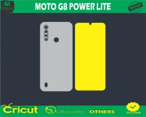 MOTO G8 POWER LITE Skin Vector Template