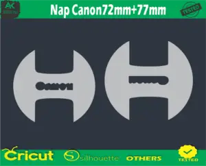 Nap Canon72mm+77mm Skin Vector Template