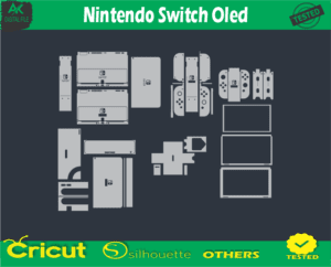 Nintendo Switch Oled Skin Vector Template