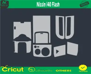 Nissin i40 Flash Skin Vector Template