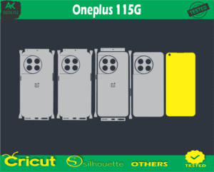 Oneplus 115G mobile Skin Vector Template