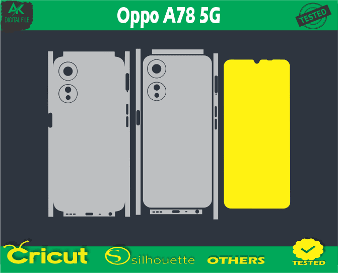 KUSINHOKA Cover Per Oppo A78 5G + 3 Pellicole Vetro Temperato - Custodia Rigida PC Antiurto Con Bordo Morbido TPU - Ultra Sottile E Trasparente