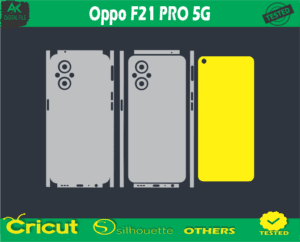 Oppo F21 PRO 5G mobile Skin Vector Template