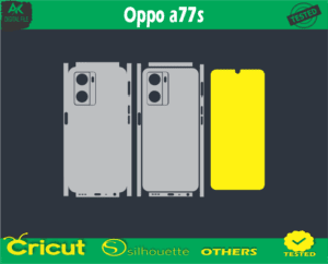 Oppo a77s mobile Skin Vector Template $3