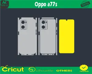 Oppo a77s mobile Skin Vector Template $3