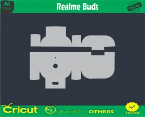 Realme Buds Skin Vector Template