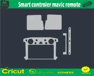 Smart controler mavic remote Skin Vector Template