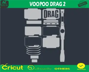 VOOPOO DRAG 2 Skin Vector Template