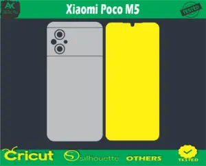 Xiaomi Poco M5 Skin Vector Template