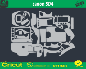 canon 5D4 Skin Vector Template