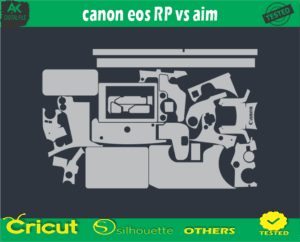 canon eos RP vs aim Skin Vector Template