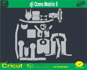 dji Osmo Mobile 3 Skin Vector Template