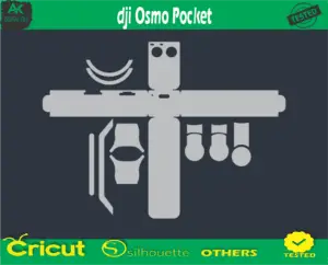 dji Osmo Pocket Skin Vector Template