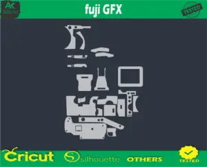 fuji GFX Skin Vector Template