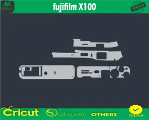 fujifilm X100Skin Vector Template