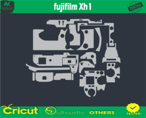 fujifilm XH1 Skin Vector Template