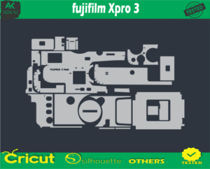 fujifilm Xpro 3 Skin Vector Template