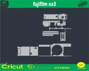 fujifilm xa3 Skin Vector Template