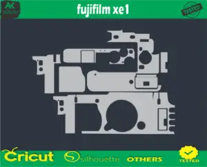 fujifilm xe1 Skin Vector Template