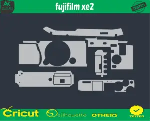 fujifilm xe2 Skin Vector Template