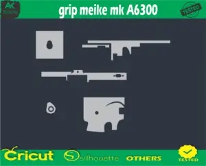 grip meike mk A6300 Skin Vector Template