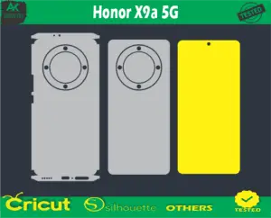 Honor X9a 5G Skin Vector Template