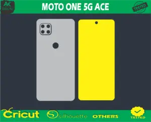 MOTO ONE 5G ACE Skin Vector Template