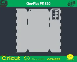 OnePlus 9R 360 Skin Vector Template