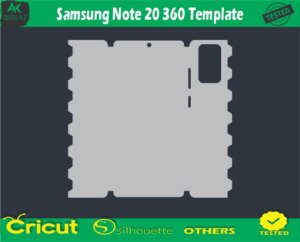 Samsung Note 20 360 Template Skin Vector Template