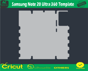 Samsung Note 20 Ultra 360 Template Skin Vector Template