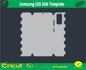 Samsung S20 360 Template Skin Vector Template