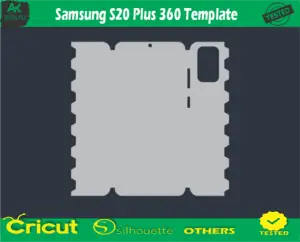 Samsung S20 Plus 360 Template Skin Vector Template