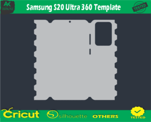 Samsung S20 Ultra 360 Template Skin Vector Template